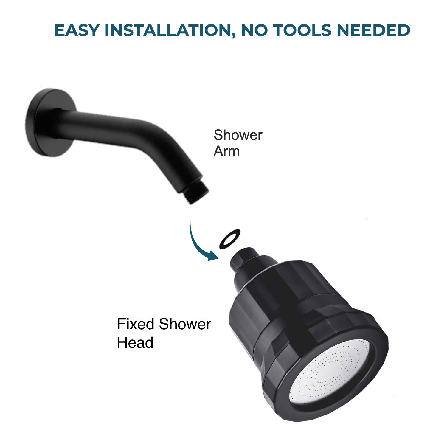 SkinPro - Most Advanced Filtered Showerhead Black ingredients - hero formula details