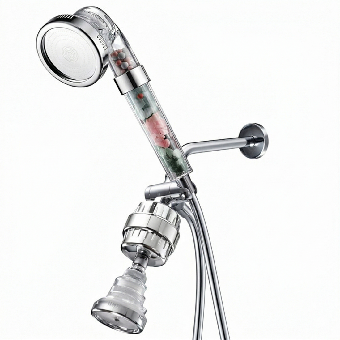MineralStream Chakra Dual Shower System front view