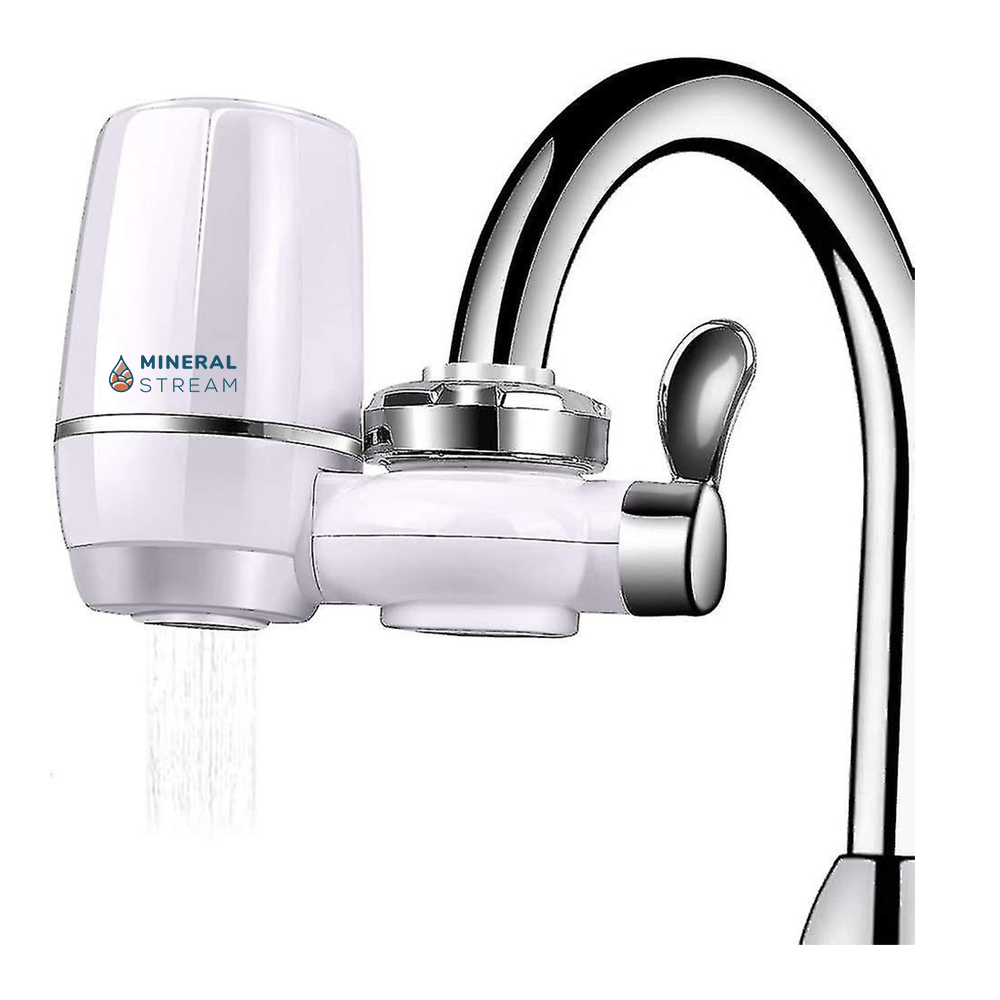 Advanced Faucet Water Filter delivering clean filtered water from the kitchen tap