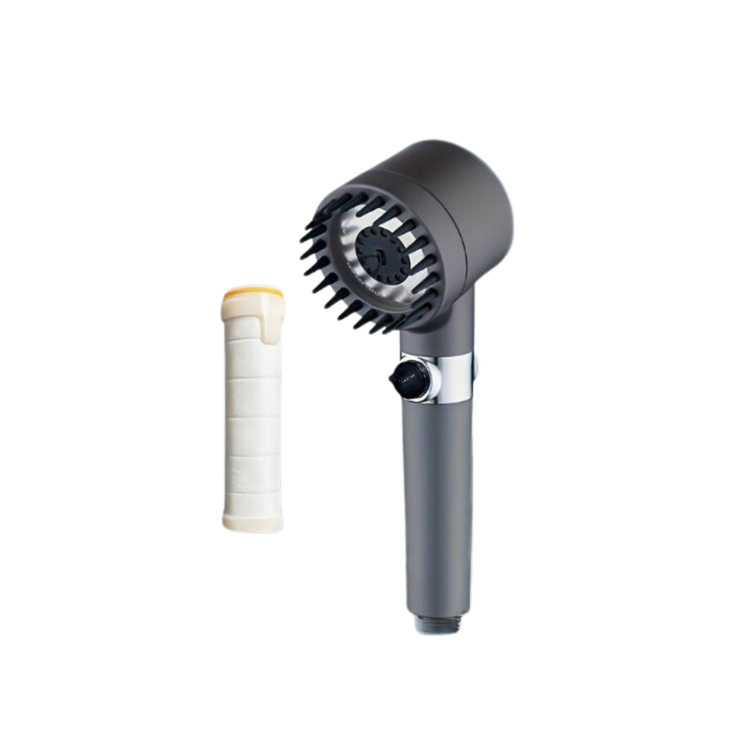 Replacement Filter for Ultimate Massage showerhead - cartridge filtration media closeup