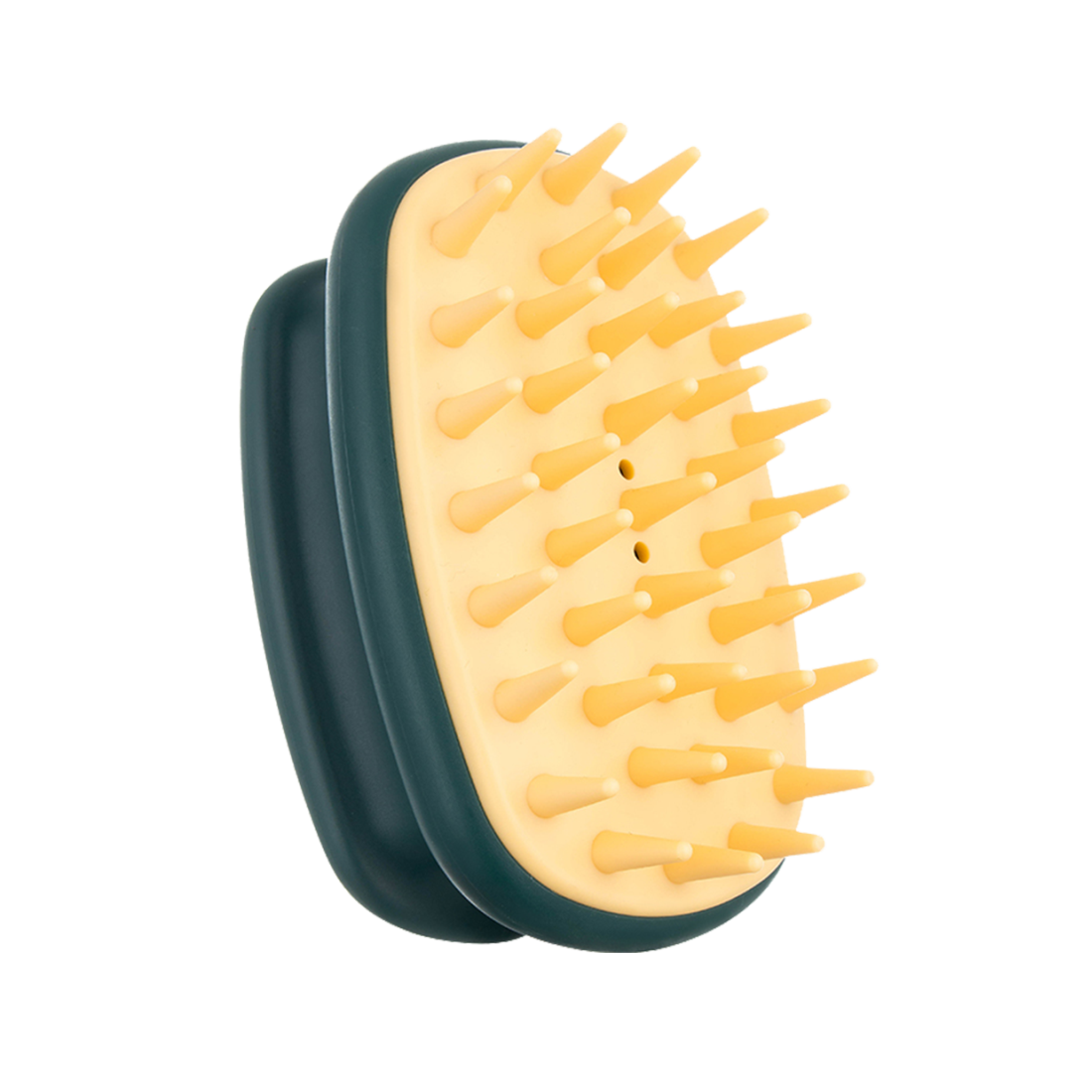 Shower Scalp Massager - front view of the handheld silicone massager