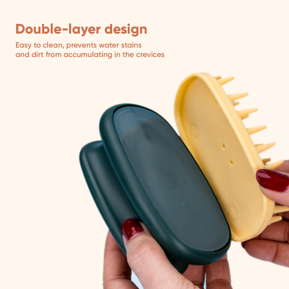 Shower Scalp Massager benefits - deep scalp cleansing and circulation