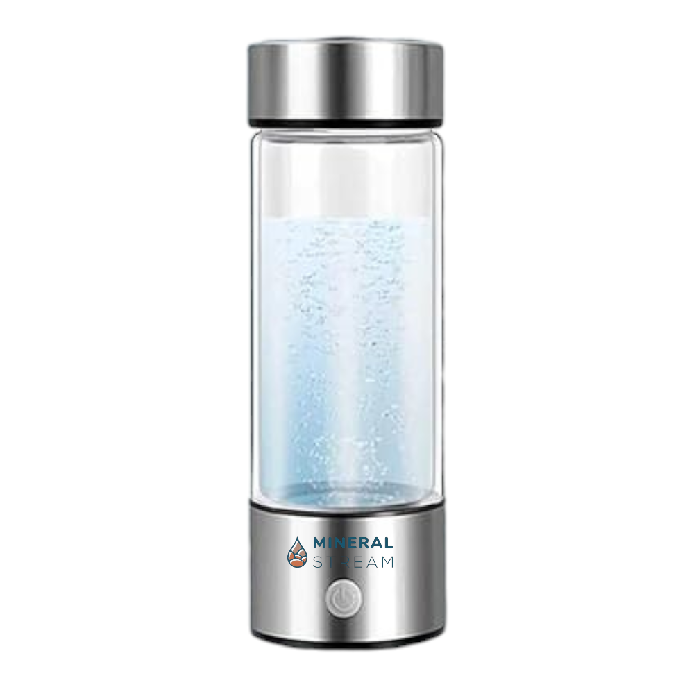 MineralStream Hydrogen Water Bottle single bottle packaging