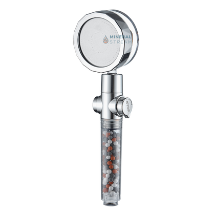 MineralStream TurboFan Shower Head high-pressure aerated water benefits
